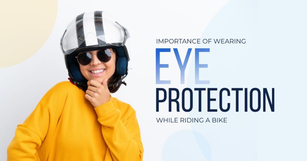 Banner image of Eye protection while riding a bike blog | Global Eye Hospital